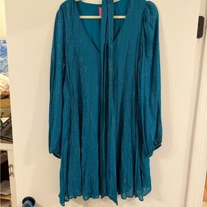 Lilly Pulitzer Kalianna Valencia Teal - L - GUC